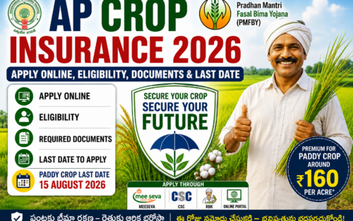 AP Crop Insurance 2026 Registration: Apply Online, Eligibility, Documents & Last Date